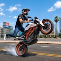 Moto Bike Stunt Wheelie Game official logo